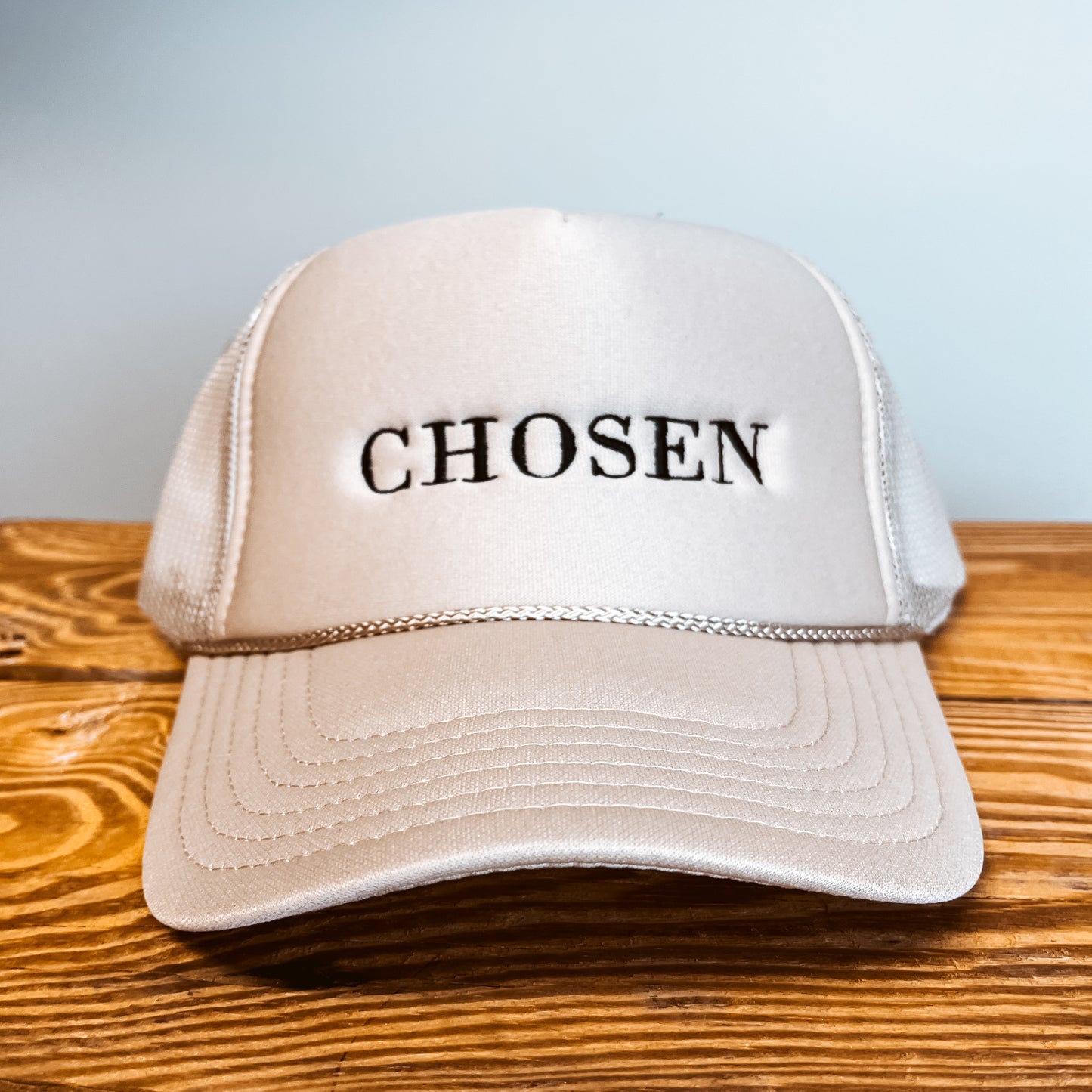CHOSEN Tan Trucker Hat