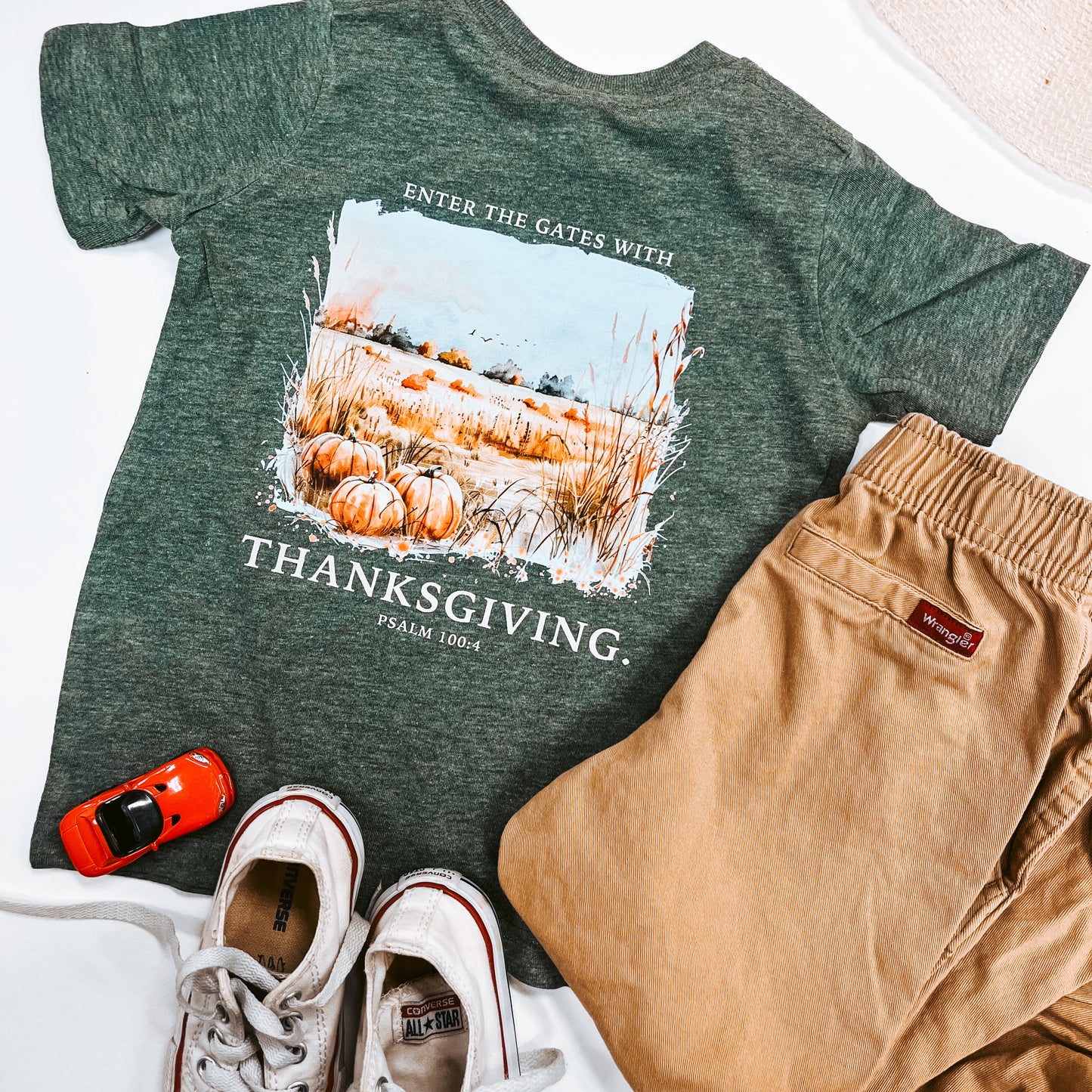 Enter the Gates with Thanksgiving Youth Tee