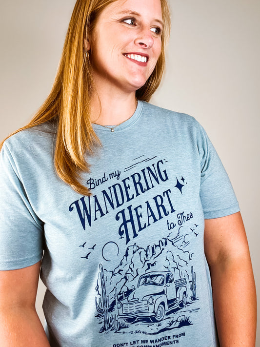 Bind My Wandering Heart Christian Graphic T-Shirt
