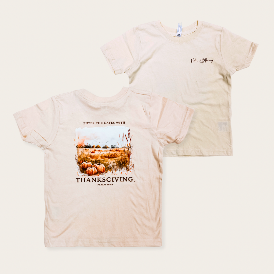 Enter the Gates with Thanksgiving Youth Tee