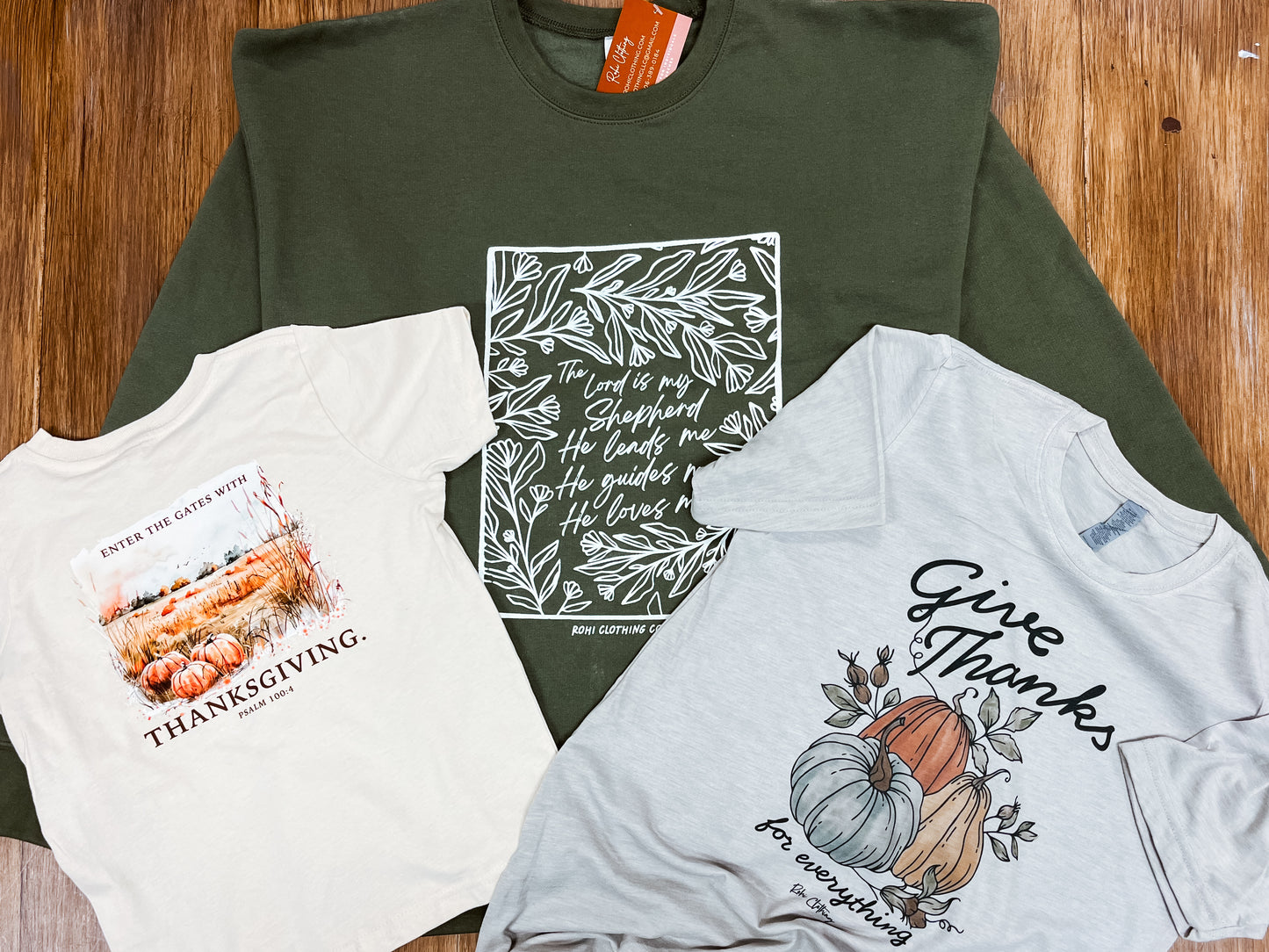 Give Thanks Pumpkin Fall Tee