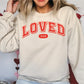 LOVED JOHN 3:16 Adult Tan Crewneck