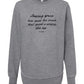 AMAZING GRACE WOMEN’S CURVE HEM CREWNECK - HEATHER GRAY