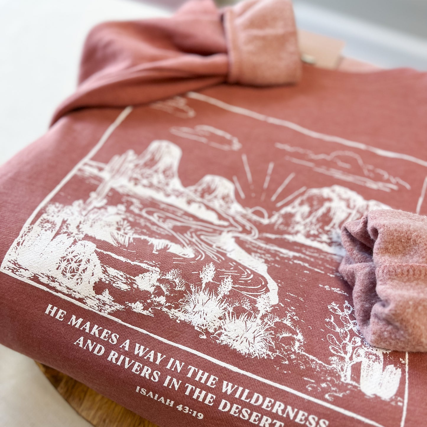 Rivers In the Desert Open Hem Crewneck