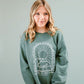 Worthy Is The Lamb Premium Crewneck in Forest