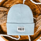 WWJD Beanie in Ice Blue