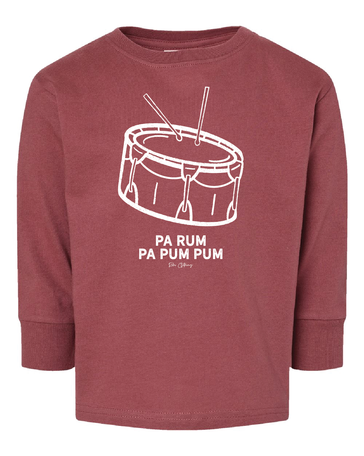 Drummer Boy Youth Christmas Tee - Rogue Red