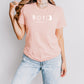 Easter Symbols Tee In Peach