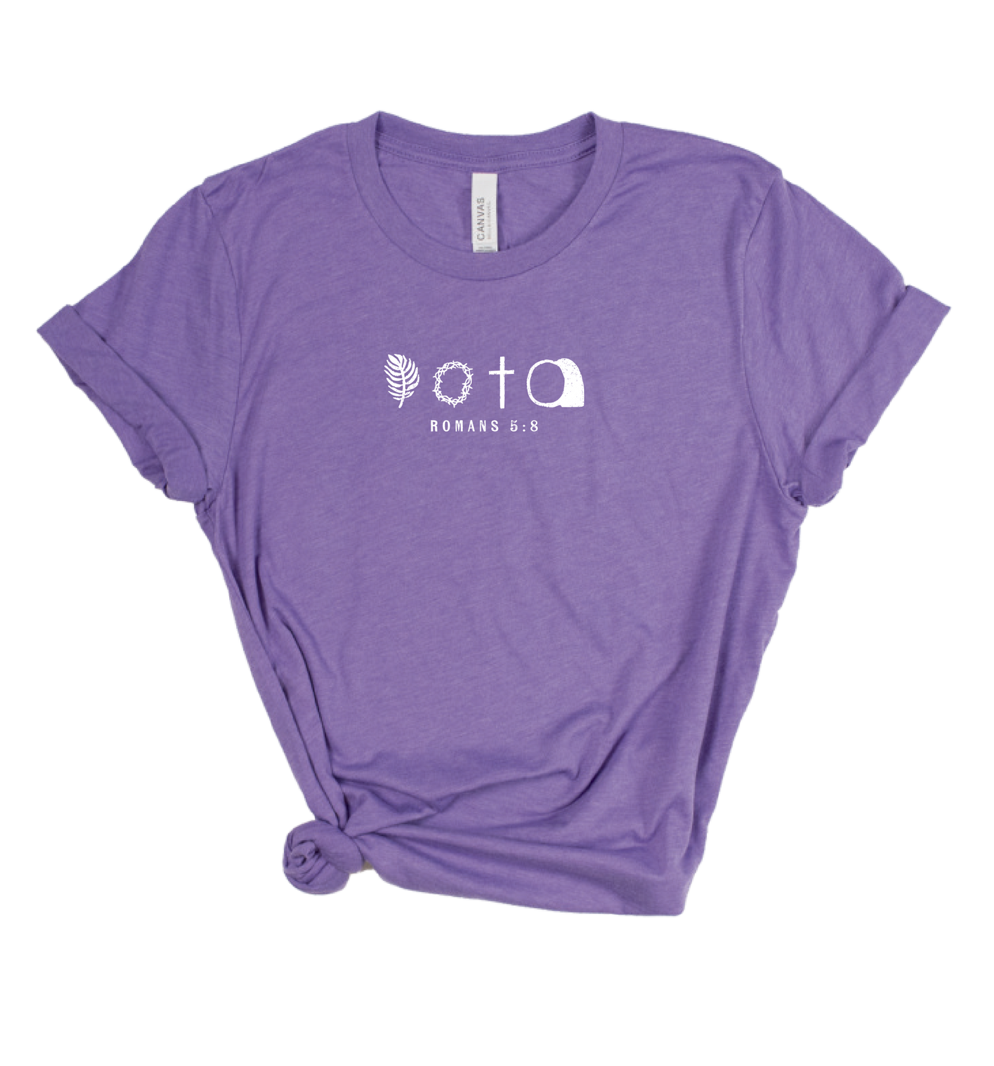 Easter Symbols Tee In Lavender