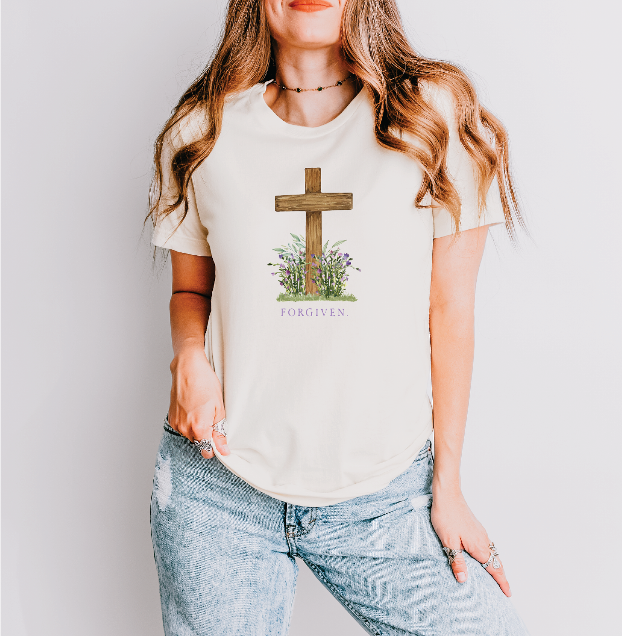 Forgiven Easter Cross Tee