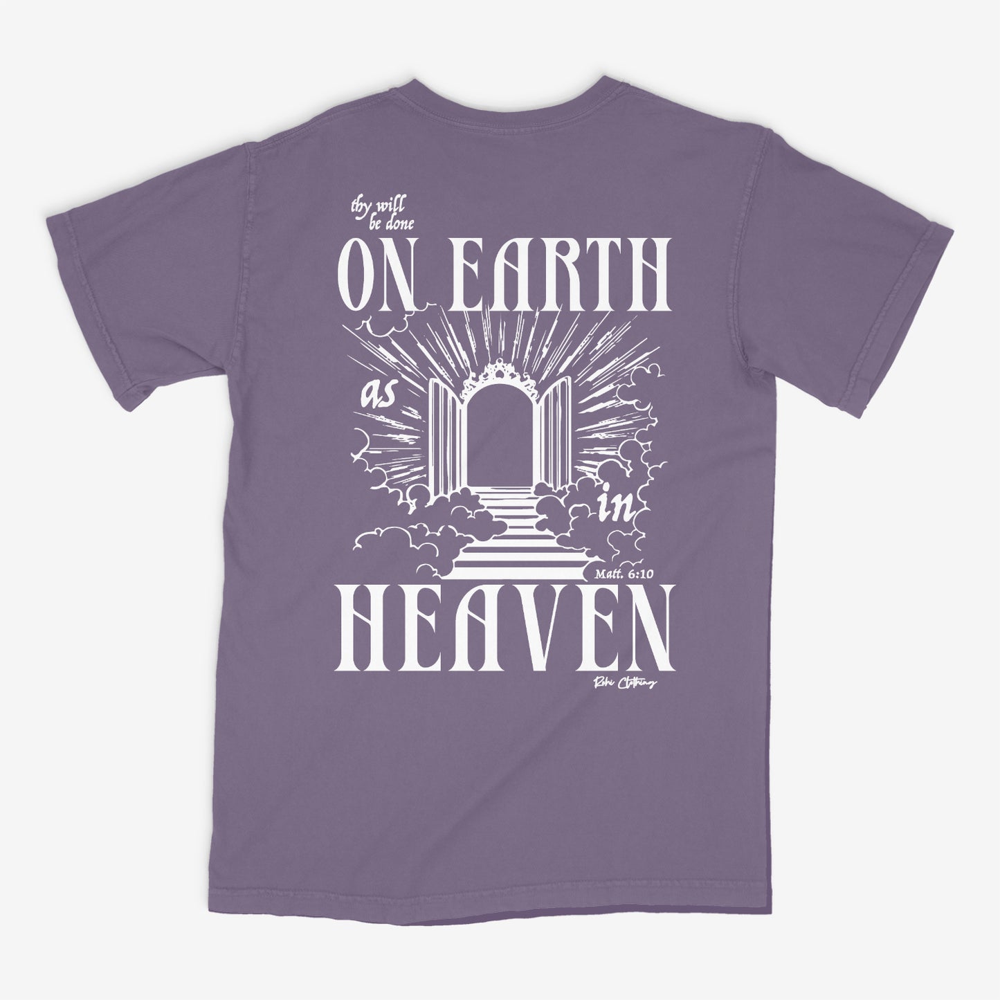 Thy Kingdom Come Christian Graphic Tee in Wine