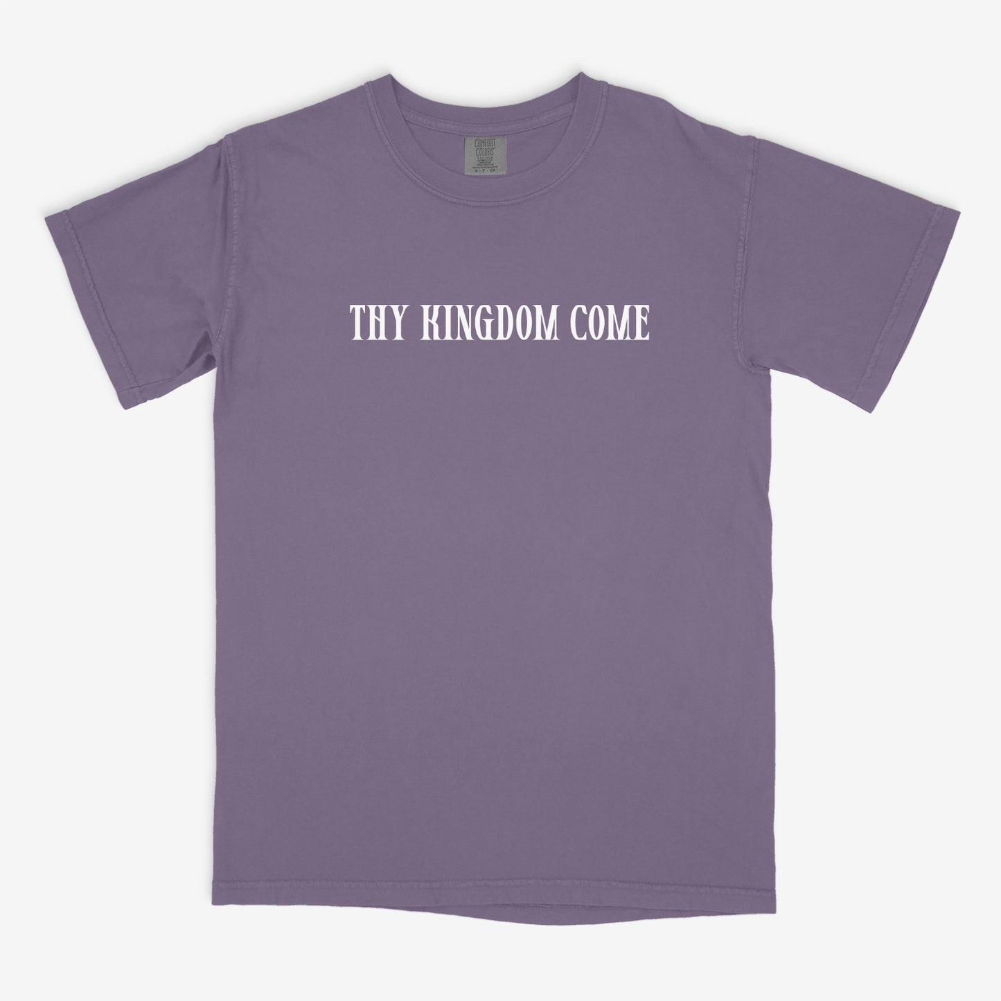 Thy Kingdom Come Christian Graphic Tee in Wine