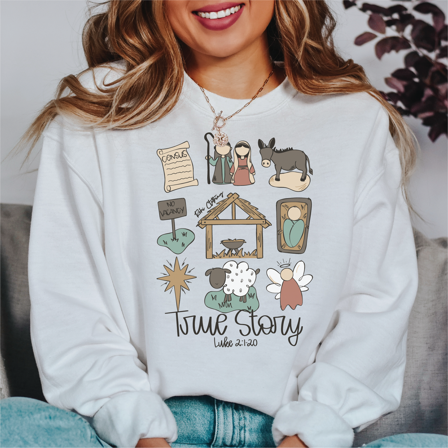 True Story Nativity Crewneck