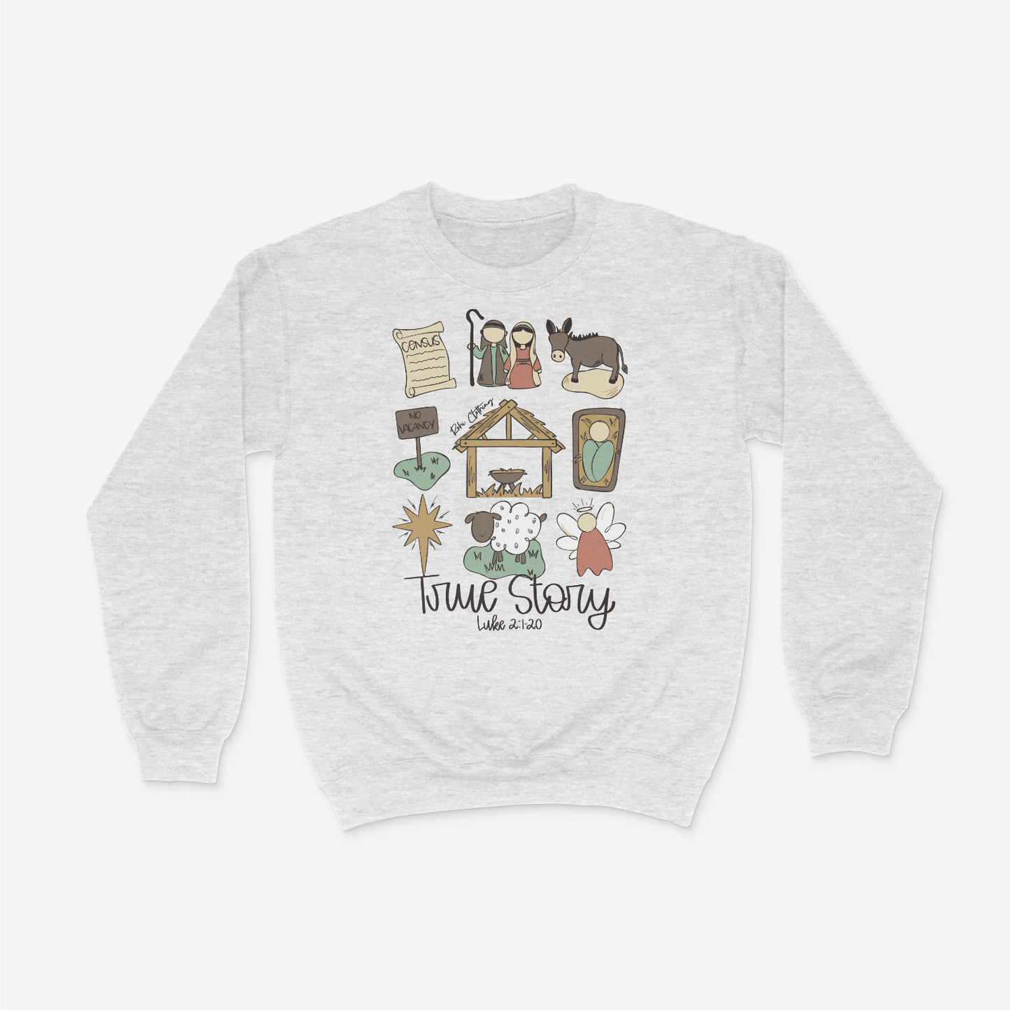 True Story Nativity Crewneck