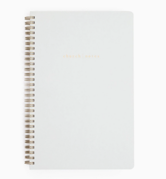 Church Notes Notebook -Dove Grey