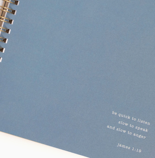 Church Notes Notebook -Dove Grey