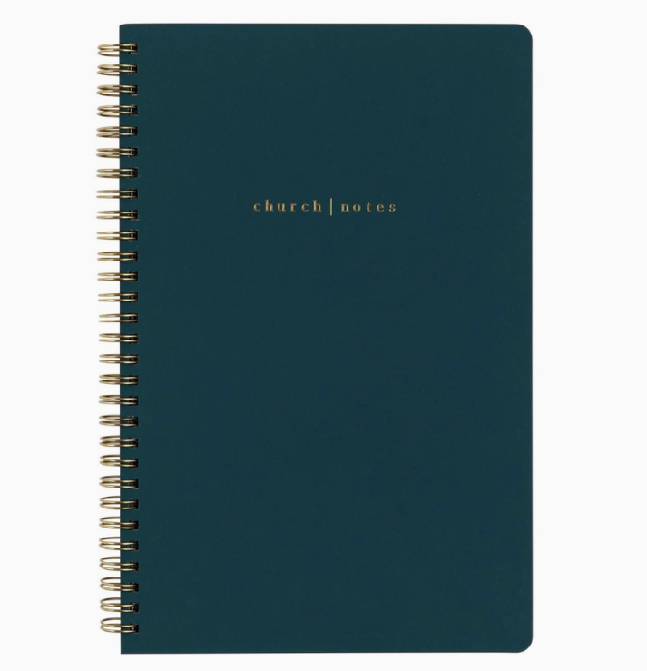 Church Notes Notebook - Navy