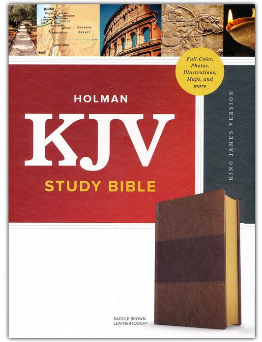 Holman KJV Study BIble (Saddle brown LeatherTouch)