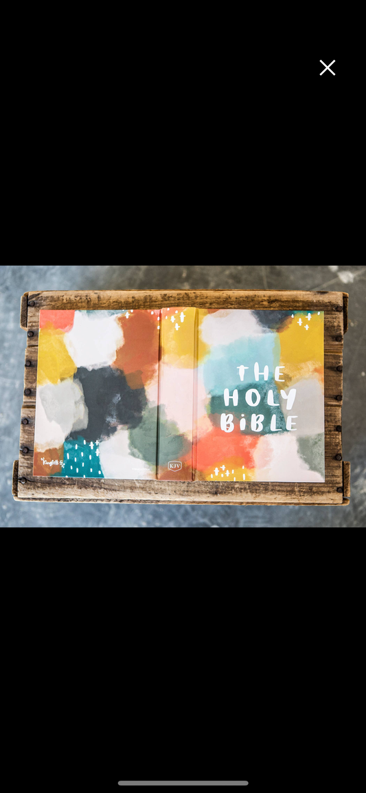 KJV Watercolor Print Journaling Bible