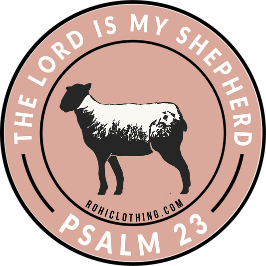 “The Lord is My Shepherd” sticker