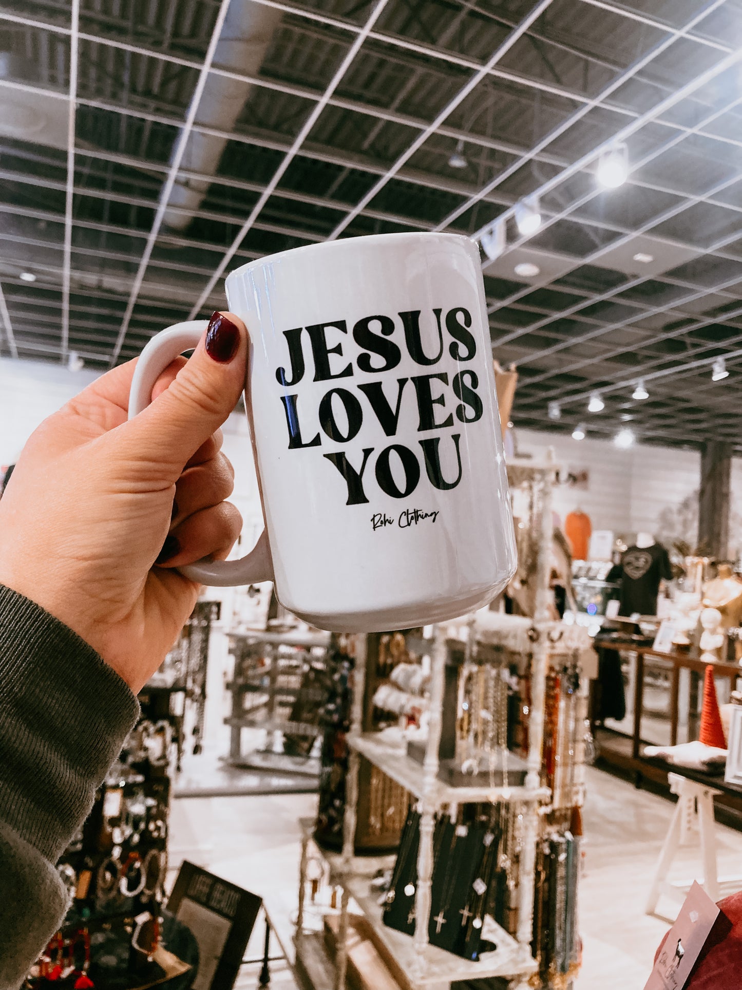 Jesus Loves You Extra Large Coffee Mug